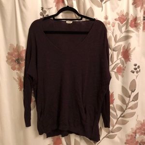 Maroon garage sweater